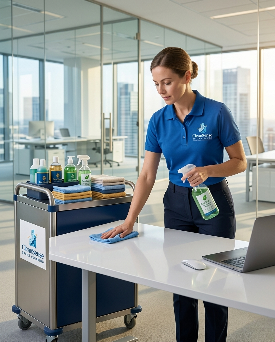 CleanSense eco-friendly commercial cleaning